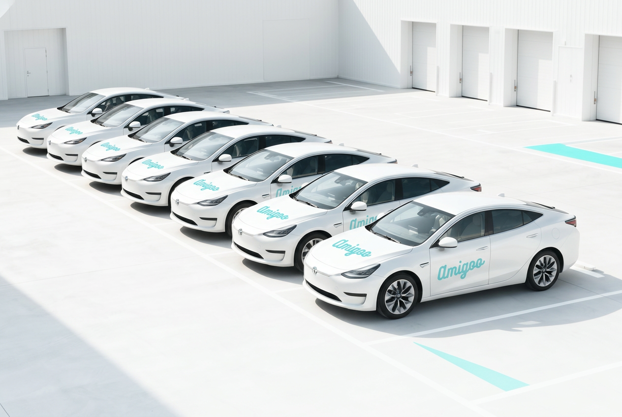 Elektrische vloot van Amigoo
